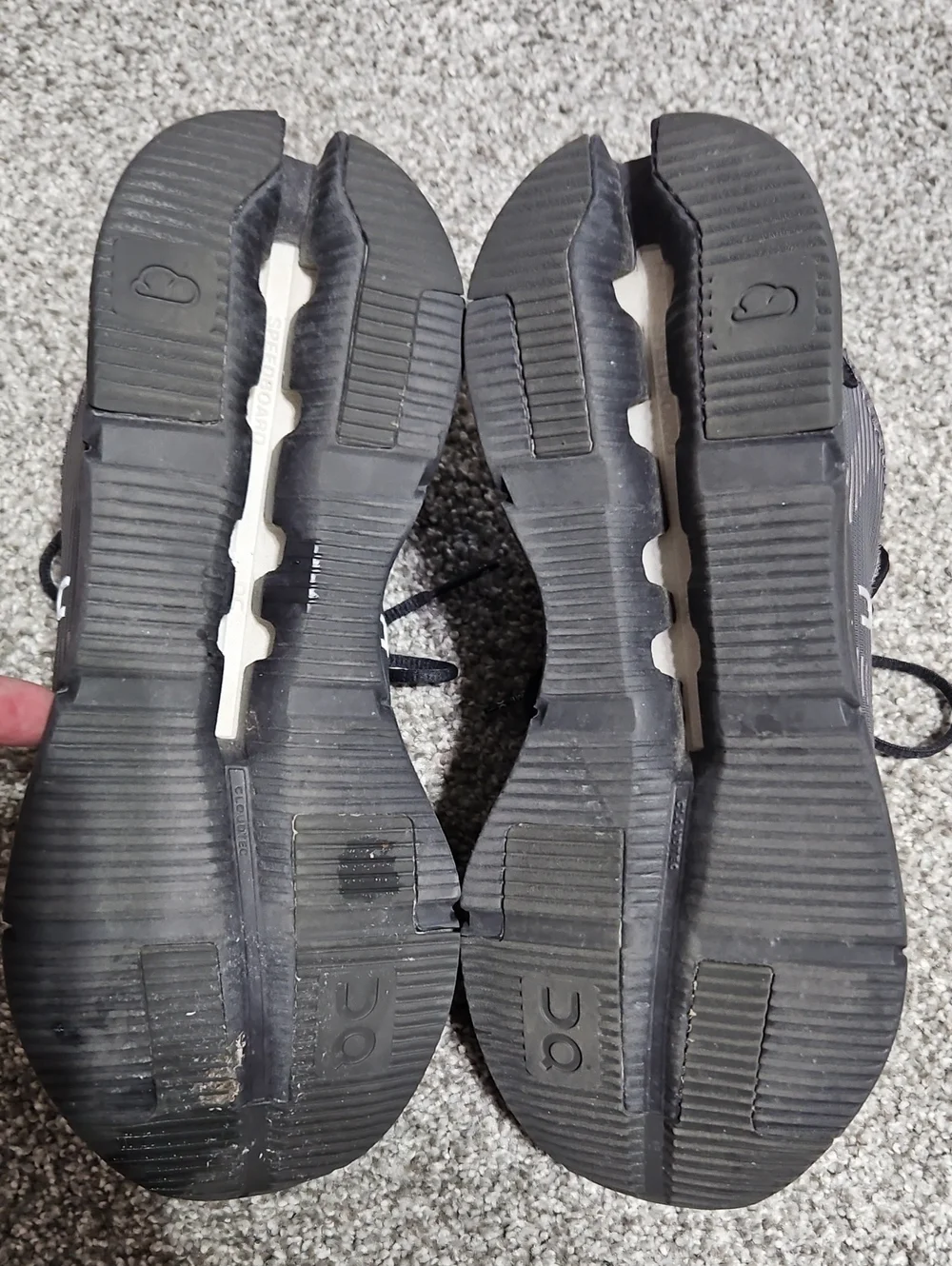On Running Athletic Shoes - Gray and Black